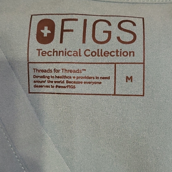 Sold on merc Figs Marine Scrub Set Medium/M Petite - Picture 2 of 5